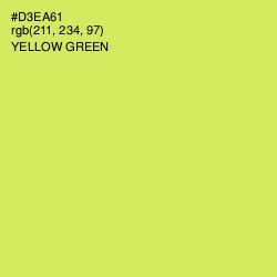 #D3EA61 - Yellow Green Color Image