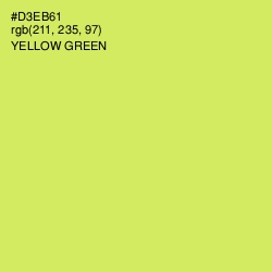 #D3EB61 - Yellow Green Color Image