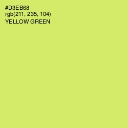 #D3EB68 - Yellow Green Color Image