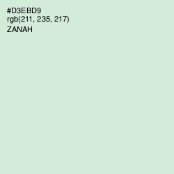 #D3EBD9 - Zanah Color Image