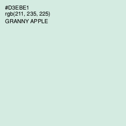 #D3EBE1 - Granny Apple Color Image