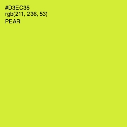 #D3EC35 - Pear Color Image