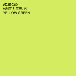 #D3EC60 - Yellow Green Color Image