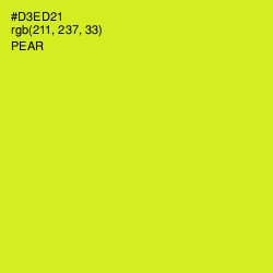 #D3ED21 - Pear Color Image