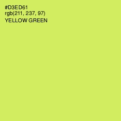 #D3ED61 - Yellow Green Color Image