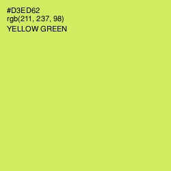 #D3ED62 - Yellow Green Color Image