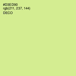 #D3ED90 - Deco Color Image