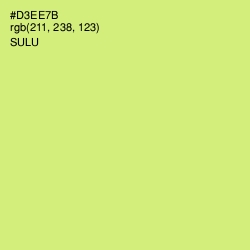 #D3EE7B - Sulu Color Image