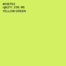 #D3EF62 - Yellow Green Color Image