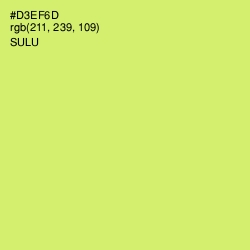 #D3EF6D - Sulu Color Image