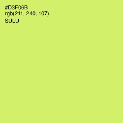 #D3F06B - Sulu Color Image