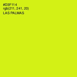 #D3F114 - Las Palmas Color Image