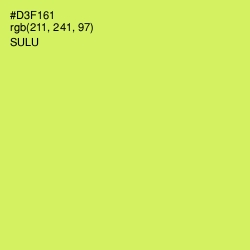 #D3F161 - Sulu Color Image