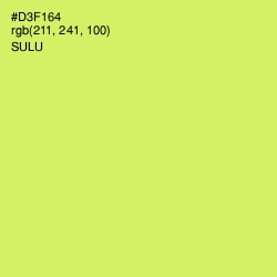 #D3F164 - Sulu Color Image