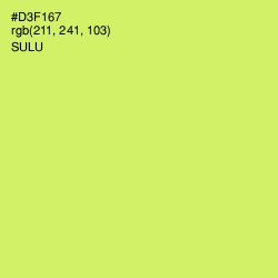 #D3F167 - Sulu Color Image