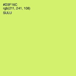 #D3F16C - Sulu Color Image