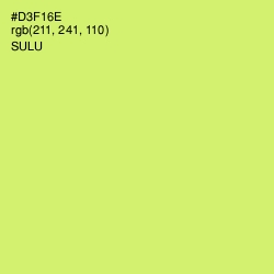 #D3F16E - Sulu Color Image