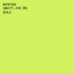 #D3F260 - Sulu Color Image