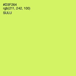 #D3F264 - Sulu Color Image