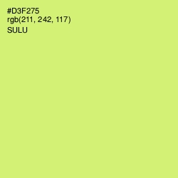 #D3F275 - Sulu Color Image