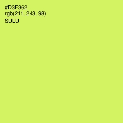 #D3F362 - Sulu Color Image