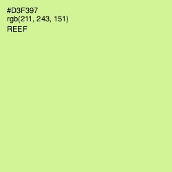 #D3F397 - Reef Color Image