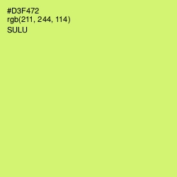 #D3F472 - Sulu Color Image