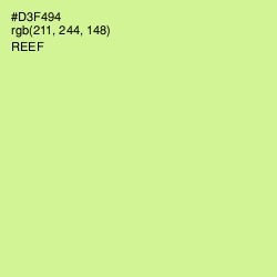 #D3F494 - Reef Color Image