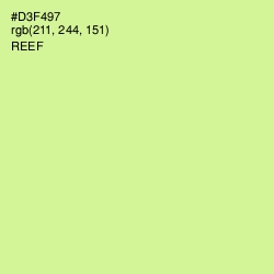 #D3F497 - Reef Color Image