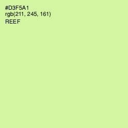 #D3F5A1 - Reef Color Image