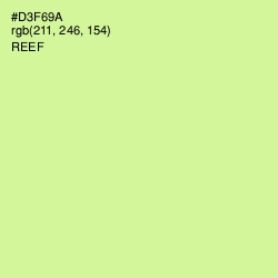 #D3F69A - Reef Color Image