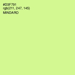 #D3F791 - Mindaro Color Image