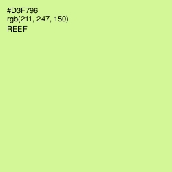 #D3F796 - Reef Color Image