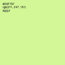 #D3F797 - Reef Color Image