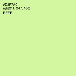 #D3F7A0 - Reef Color Image