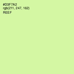 #D3F7A2 - Reef Color Image