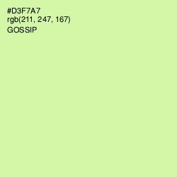 #D3F7A7 - Gossip Color Image