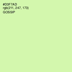 #D3F7AD - Gossip Color Image