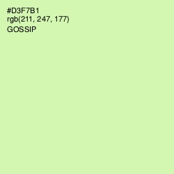 #D3F7B1 - Gossip Color Image