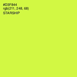 #D3F844 - Starship Color Image