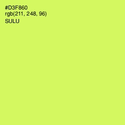 #D3F860 - Sulu Color Image