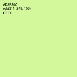 #D3F89C - Reef Color Image