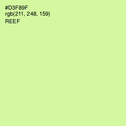 #D3F89F - Reef Color Image