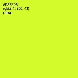 #D3FA2B - Pear Color Image