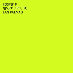 #D3FB1F - Las Palmas Color Image