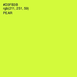#D3FB3B - Pear Color Image