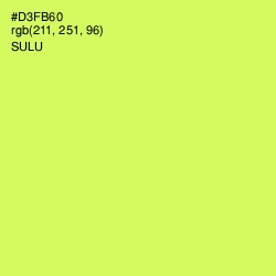 #D3FB60 - Sulu Color Image