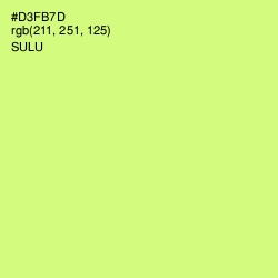 #D3FB7D - Sulu Color Image