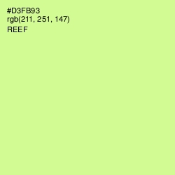 #D3FB93 - Reef Color Image