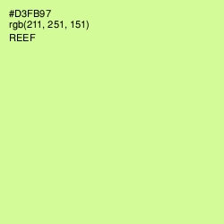 #D3FB97 - Reef Color Image